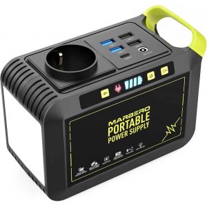 SUBZONAL-Station Électrique Portable 88,8Wh Generateur Electrique Portable 24,000mAh avec Prise CA 80W 220V Ports USB Type-C LED Batterie de Secours pour Camping Domestique Voyage Jardin Urgence - Neuf