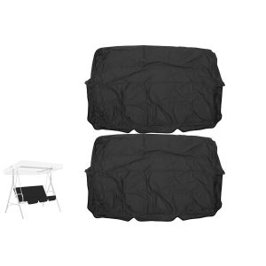 Lot De 2 Housses De Rechange Imperm&eacute;ables Pour Coussins De Balancelle 3 Places. - Neuf