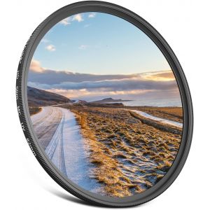Filtre UV 62 mm, 16 Couches Multicouches, Verre Optique HD, Cadre en Alliage d'aluminium Ultra Fin, Filtre de Protection Contre Les ultraviolets pour Appareil Photo Canon Nikon Sony - Neuf
