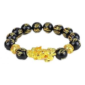 2 Bracelets Feng Shui Pixiu Porte-Bonheur - Neuf