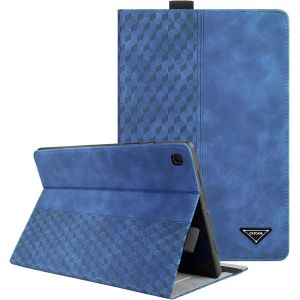 Coque pour Samsung Galaxy Tab S6 Lite 10.4 Pouces 2022/2020 (SM-P610/P613/P615/P619),Tablette Housse de Protection pour Samsung Tab S6 Lite,Cuir PU ?tui Case pour Galaxy Tab S6 Lite,Bleu - Neuf