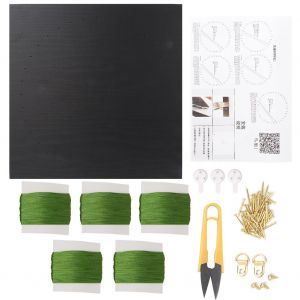 Kit de peinture a cordes enroulees, developpement des capacites manuelles, cadeau artisanal (Nid d'oiseau 3) - Neuf
