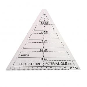 R&egrave;gle de quilting en acrylique pour projets de couture et de loisirs cr&eacute;atifs, 16,5 x 13,5 cm - Neuf