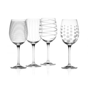 Set De 4 Verres &Agrave;Vin Blanc Cheers - Neuf