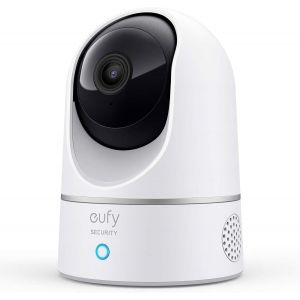Indoor Cam 2K Pan & Tilt Camera Surveillance WiFi, caméra intérieure, Détection des Humains et Animaux par l'IA, Assistants Vocaux, Carte microSD Requise(reconditionné) - Neuf
