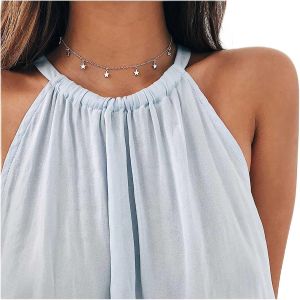 Kal-Collier Ras Du Cou &Eacute;toile Boho Collier &Eacute;toile Dor&eacute;e Collier Ras Du Cou Pendentif &Eacute;toile Vintage Collier Minimaliste Minuscule Collier Cha&icirc;ne &Eacute;toile Bijoux Pour Femmes Et Filles - Neuf