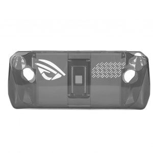 Console De Jeu Étui Transparent Antichoc Empêchant Le Glissement Housse De Protection En Tpu Avec Support Pour Asus Rog Ally Handheld 2023 Transparent Noir - Neuf