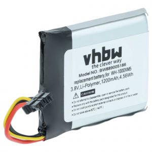 vhbw Batterie compatible avec Sony WF-1000XM5, WH-1000XM5 casque audio, écouteurs sans fil (1200mAh, 3,8V, Li-polymère) - Neuf