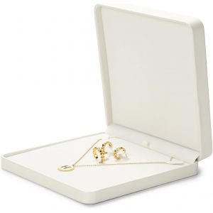 Bo&icirc;te &Agrave; Bagues Rangement Des Bagues Bo&icirc;te &Agrave; Bijoux Rangement Des Bijoux Bo&icirc;te Cadeau Pour Mariage Demande En Mariage(Blanc) - Neuf