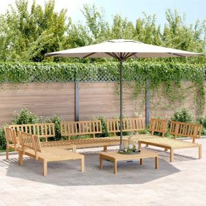 Prolenta Premium - Salon Palette De Jardin 6 Pcs Bois D'acacia Massif - Neuf