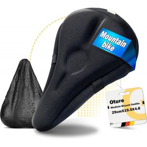 Housse De Selle De Vélo,Bicycle Saddle Cover,Silicone Coussin De Selle De Vélo En Gel Et Confortable Pour Vtt De Montagne,Vélo De Route,Pour Hommes Et Femmes - Neuf