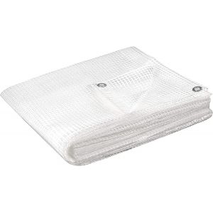 Spwa-Kippen 6057bx - Bâche En Maille Transparente Avec Grammage De 130 G/M². Taille 3 X 3 (9 M²) - Neuf