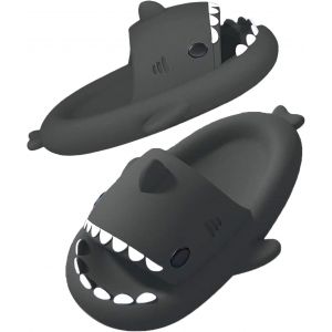 Maas-Claquettes Requin Femme Homme, Chaussons De Maison Piscine Et Plage Confortable Enfant, Pantoufles De Bain Et Douche Antidérapantes, Chaussures De Requin - Neuf