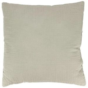 Coussin - Gaze De Coton - 40x40 Cm - Beige - D&eacute;coratif - Confortable Et Respirant - Neuf
