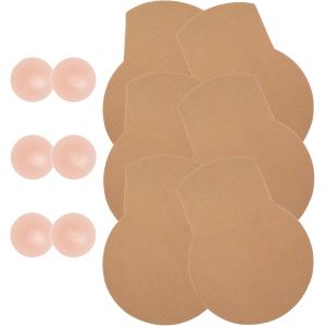 3 Pairs Breast Tape With Nipple Covers Adhesive Breast Lift Headband For Backless Dresses (A-F)|No Bust Support For Women-3 Sizes - Neuf