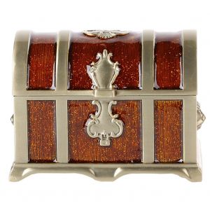 Boite De Rangement Retro Pour Bijoux, Boucles D'oreilles, Bagues, Colliers (Marron) - Neuf