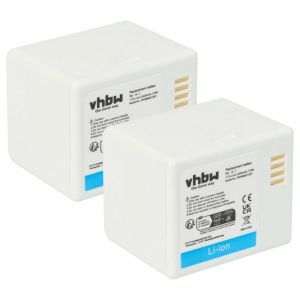 vhbw 2x Batterie compatible avec Netgear / Arlo VMS3230, VMC4030 cam&eacute;ra de surveillance, cam&eacute;ra bouton camoufl&eacute;e (2200mAh, 7,2V, Li-ion) - Neuf