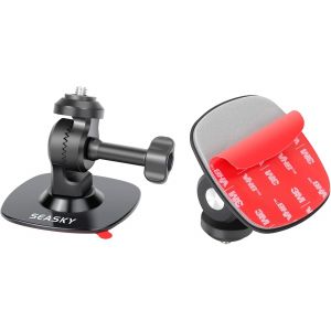 KALANKA-[Lot de 1 ] Support de Casque adhésif Flexible A2 avec véritable adhésif 3M VHB pour insta360 X4 X3 X2 pour GoPro Hero 13/12/11/10/9 Max Accessoires de caméra de Sport Surface Plate incurvée - Neuf