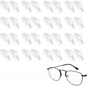 Kalanka-20paires Antid&eacute;rapant Plaquette De Nez,Forme Goutte Plaquettes,Plaquettes De Nez &Agrave; Lunettes En Silicone,Plaquettes Nasales &Agrave; Enfoncer,Aux Lunettes De Soleil,Lunettes De Vue - Neuf