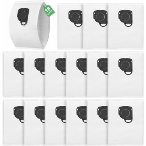 KAL-Lot De 16 Sacs D'Aspirateur Compatibles Avec Rowenta Hygiene+ Zr200520 Zr200720, Adapté Pour Aspirateurs Rowenta X-Trem Power/Compact Power/Power Xxl/Silence Force (Ro64Xx, Ro63Xx, Ro68Xx, Ro39Xx - Neuf
