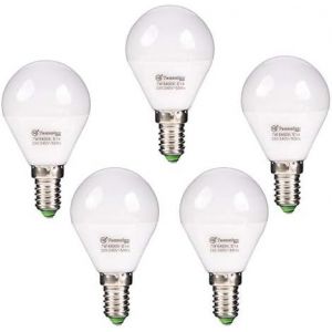 Lot De 5 Ampoules Led Srerica G45 7 W E14 Blanc 6400 K 560 Lm[Amp746950] - Neuf