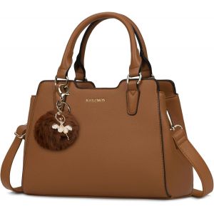 KALANKA-Sac a Main Femme Cuir Sacs &agrave; Main Port&eacute;s Main Femme Sac &agrave; Main Bandouli&egrave;re Sac Bandouliere Sacs Bandouli&egrave;re Sac Fourre Tout Sac Besace Sacoche Femme pour Universit&eacute; Travail Marron - Neuf