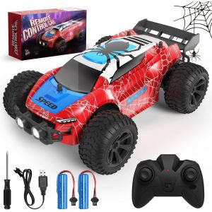 ERYI-Voiture Télécommandée Rc Pour Enfants De 3, 4, 5, 6, 7, 8, 9 Ans, 2,4 Ghz, Off-Road Rc Crawler, 70 Minutes De Temps De Jeu (2 Piles Gratuites), Cadeau D'Anniversaire Pour Garçons Et Filles - Neuf