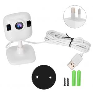 Mini camera de securite Internet sans fil, babyphone Wi-Fi avec vision nocturne (prise AU) - Neuf