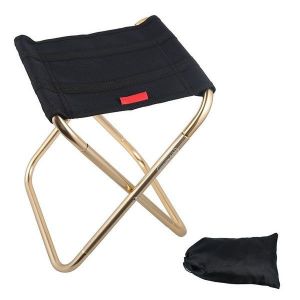 Tabouret De Camping Pliable Et Léger En Aluminium ¿ Chaise D'extérieur Portable Pour La Pêche, La Randonnée, Les Pique-Niques Et Les Événements ¿ Supporte 85 Kg - Neuf