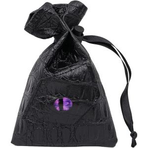 Sac &Agrave; D&eacute;s Dragon Eye Avec Fermeture &Agrave; Cordon Pochette &Agrave; D&eacute;s En Cuir Dnd Pour Donjons Et Dragons Cadeaux Pochette De Rangement Id&eacute;ale Pour Les Jeux De R&ocirc;le Sur Table - Neuf