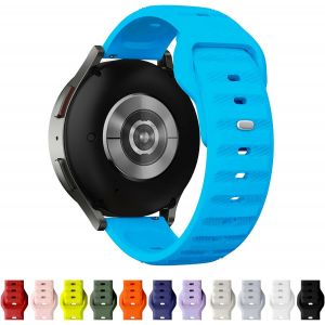 Kal-Bracelet De Montre Silicone 20mm 22mm Pour Homme Et Femme, Boucle Réglable, Dégagement Rapide, Bracelet Montre Sport Noir, Compatible Avec Les Montres Intelligentes - Neuf