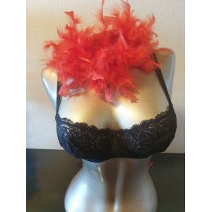Soutien-Gorge Dentelle De Calais Noir Ambra Collection Douce Prison 90b - Neuf