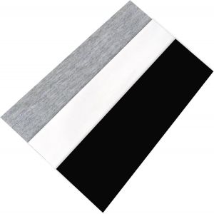3pcs Bandeau Cheveux Femme Homme - Bandeaux &Eacute;lastiques Sportifs Pour Yoga, Running, Fitness, Cyclisme(Noir,Blanc,Gris) - Neuf