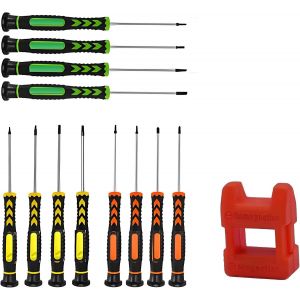Kal-13 Pièces Mini Tournevis De Précision, P5/Y00/Y1/T5/T6/T8/T9/T15 Kit Tournevis De Précision, Jeu De Petit Tournevis Magnétiques Pour Ps3/4/5, Switch, Xbox, Wii, Laptop, Macbook. - Neuf