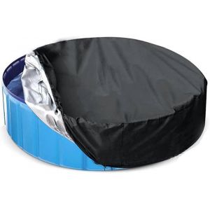 Nouveau produit,couverture de piscine ronde,couverture de protection de piscine en tissu Oxford 210D,couverture de bulles de piscine tubulaire avec Storag - Neuf