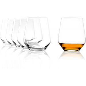 Verres À Whisky Quatrophil O.F. Lot De 6,370 Ml-Verres À Whisky De Haute Qualité Au Design Intemporel-Verres En Cristal Résistants Au Lave-Vaisselle Et Aux Chocs - Neuf