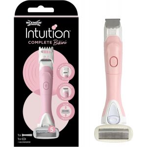 Intuition Complete Bikini Rasoir Et Tondeuse Tout-En-Un Avec T&ecirc;te De Rasoir &Agrave; 5 Lames Enduites De Gel Pour La Protection De La Peau Adapt&eacute; Au Rasage Du Maillot - Neuf