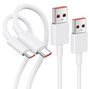 ELVORIX-Lot de 2 c&acirc;bles USB C pour Redmi Note 15 14 13 12 Pro+ 11 Pro, 120 W 6 A USB C, c&acirc;ble de charge rapide, charge USB vers USB C, c&acirc;ble de donn&eacute;es de 1 m, pour Xiaomi 14 13 Pro 12T 11 Lite POCO - Neuf