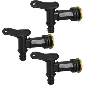 1000l Plastique De L'eau De Pluie Robinet Robinet De Réservoir Collecteur, 3 Pièces, Réservoir En Plastique De Robinet, L'eau De Pluie Réservoir Robinet Pour Le Jardin, La Maison - Neuf