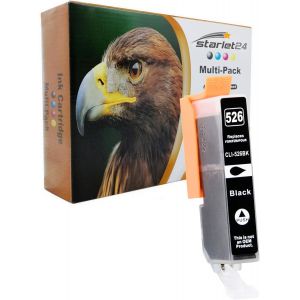 D&C PHOTOBLACK Cartouche d'encre compatible avec Canon CLI-526 iP4800 iX6550 MG5100 MX710 - Neuf