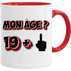 Eryi-Cadeau D'anniversaire | Cadeau D'anniversaire Pour Lui Ou Elle U2013 Cadeau D'anniversaire | Profanité Grossière | Tasse Cadeau | Homme Femme Humour Original (20) - Neuf