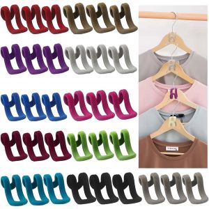 LETNERNY-Crochet De Flocage, 33Pcs Crochets De Flocage Antidérapant Peut Économ r De L'Espace, Crochets De Suspension En Cascade Est Fait De Flocage Antidérapant Crochets De Flocage Pour Cintre A 11 - Neuf
