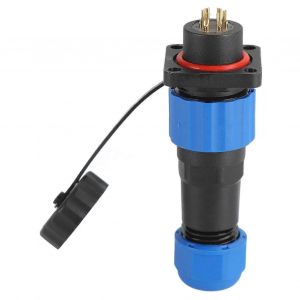 IP68 prise de courant &eacute;tanche carr&eacute; Aviation connecteur d'alimentation industriel adaptateur de terminal industriel SP166 broche (250V 5A) - Neuf