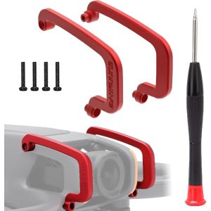 Pare-Choc Avant Pour Dji Avata 2 Bumper M&eacute;tal Protection Prot&egrave;ge L'objectif Et Le Cardan Anti-Choc Anti-Collision Accessoires Alliage D'aluminium Cnc (Rouge) - Neuf