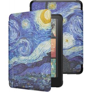 GUOP-Étui Pour Kindle Paperwhite 12{^>E<^} Génération 2024 Et Kindle Colorsoft Signature Edition 7" En Similicuir De Qualité Supérieure Avec Fonction Veille/Réveil Automatique (Starrynight) - Neuf