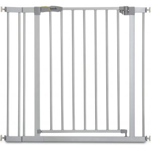 Yemaesre-Barriere De Securite Enfant Porte Et Escalier Et Barriere Chien Stop N Safe 2 Incl. Extension De 9 Cm, Pour Largeur De 84 À 89 Cm, Sans Percage - U Intérieur, Métal Gris - Neuf