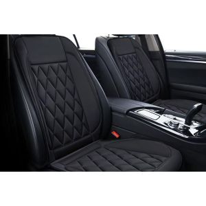 Coussin de si&egrave;ge chauffant 12 V pour voitures, camions et VUS - Si&egrave;ge double - Neuf