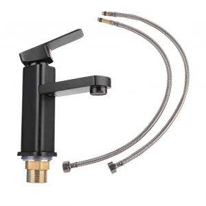 HJLIAN Robinet de lavabo monotrou pour evier, mitigeur d'eau froide et chaude, cascade, robinets modernes - Neuf