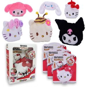 ERYI-Funny Box Hello Kitty Hand Warmer, Chauffe-Mains Micro-Ondes Portable Et Réutilisable, 3 Pièces, Hello Kitty Gadget, Chauffe-Mains De Poche Avec Kuromi, Cinnamoroll, Jouets Fille 3 Ans - Neuf