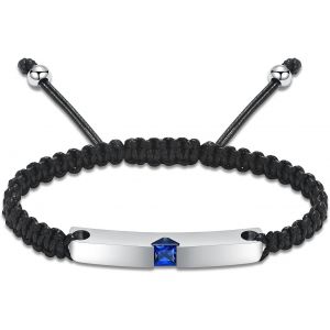 Kal-Bracelet Urne Funéraire Tressé Réglable Pour Homme Et Femme Bracelet Urne Tressé Artificiel Pour Cendres - Neuf